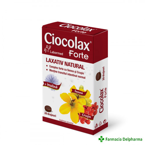 Ciocolax Forte x 20 draj., Labormed