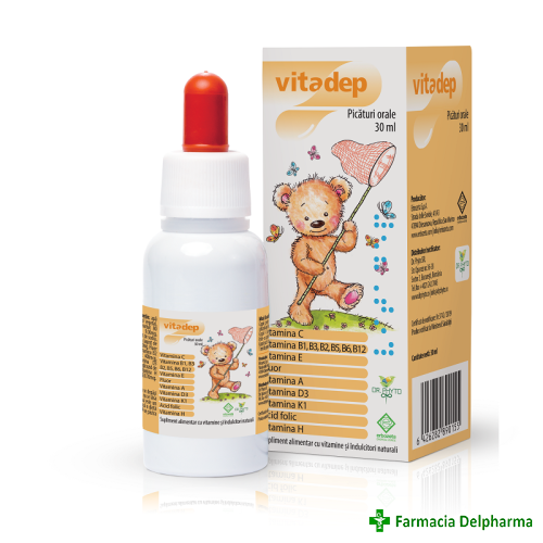 Vitadep picaturi orale x 30 ml, Dr. Phyto