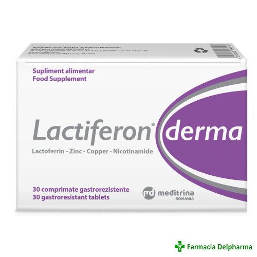 Lactiferon Derma x 30 compr., Meditrina