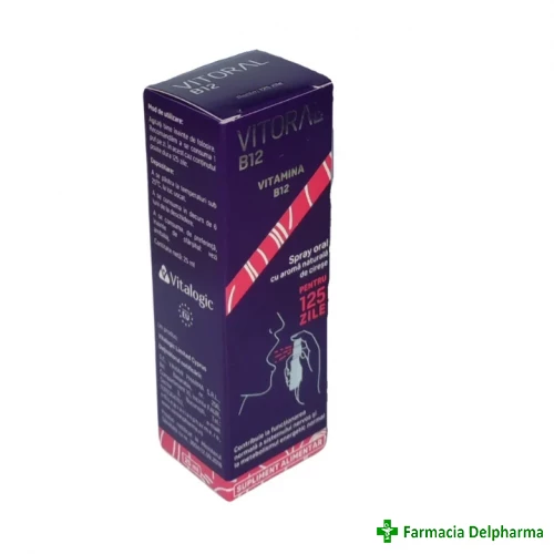Vitoral Vitamina B12 spray oral x 25 ml, Vitalogic