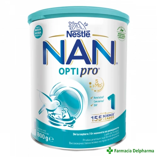 Lapte praf NAN 1 Optipro 0 luni+ x 800 g, Nestle