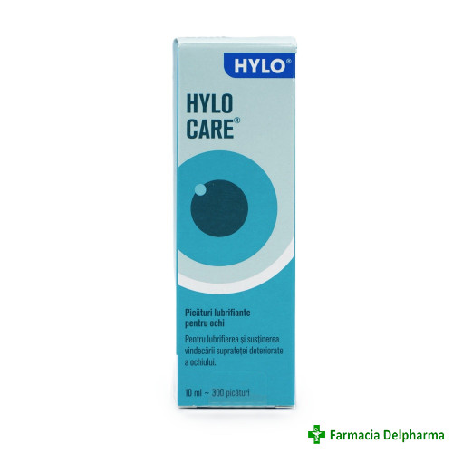 Hylo Care picaturi lubrifiante pentru ochi x 10 ml, Ursapharm