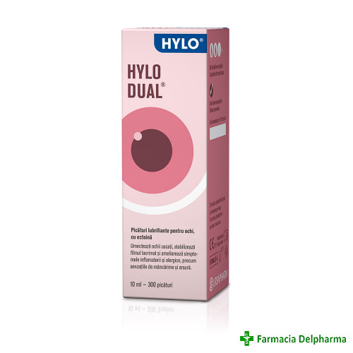 Hylo-Dual picaturi lubrifiante x 10 ml, UrsaPharm