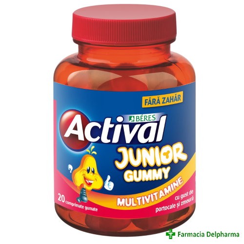 Actival Junior Gummy x 20 compr. gumate, Beres Pharmaceuticals