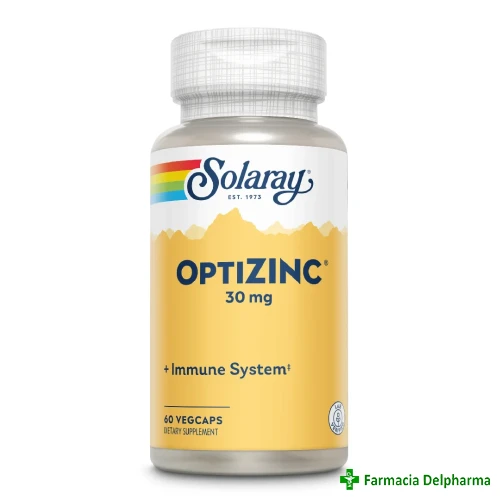 OptiZinc 30 mg Solaray x 60 caps., Secom