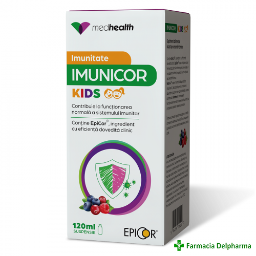 Imunicor Kids suspensie orala x 120 ml, Medhealth