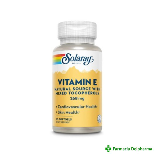 Vitamina E 400 UI Solaray x 50 caps., Secom
