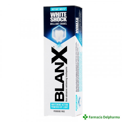 Pasta de dinti pentru albire BlanX White Shock x 75 ml, Coswell