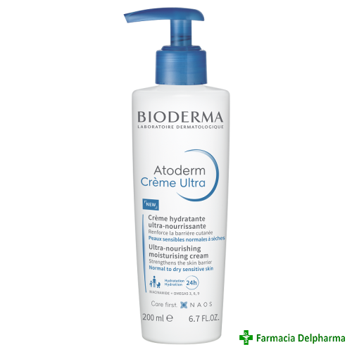 Atoderm Crema Ultra hidratanta pentru fata si corp x 200 ml, Bioderma