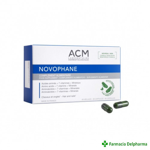 Capsule pentru par si unghii Novophane x 60 caps., ACM