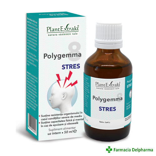 Polygemma 8 Stres x 50 ml, PlantExtrakt