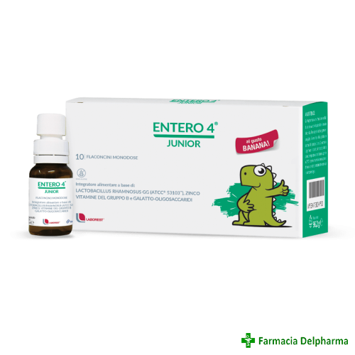 Entero 4 Junior 10 flacoane x 8 ml, Laborest