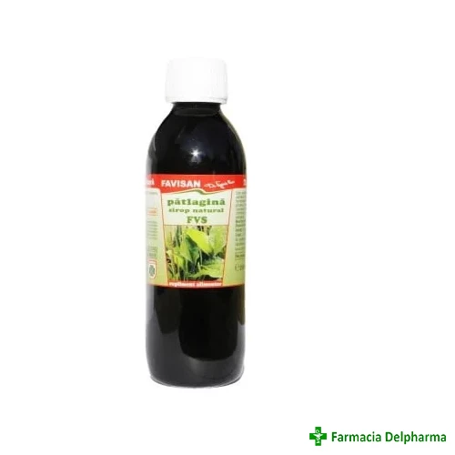 Sirop Patlagina natural x 250 ml, Favisan