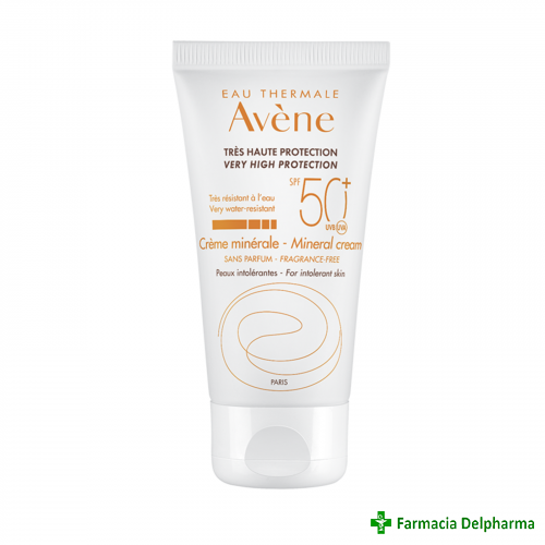 Crema minerala cu SPF 50+ Avene Sun x 50 ml, Pierre Fabre