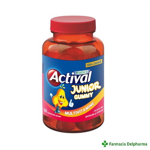 Actival Junior Gummy x 50 compr. gumate, Beres Pharmaceuticals