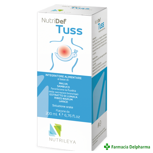 NutriDef Tuss sirop x 200 ml, Nutrileya