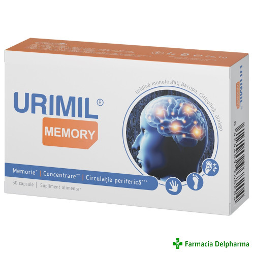 Urimil Memory x 30 caps., Naturpharma