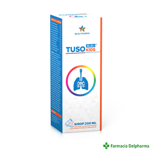 Tuso Bleu Kids sirop x 200 ml, Bleu Pharma