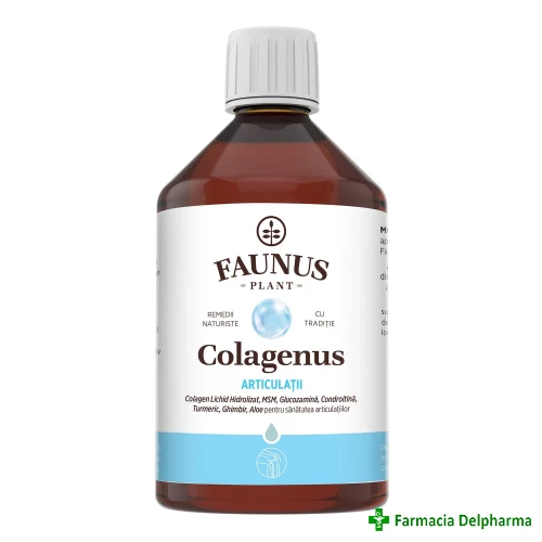 Colagenus Articulatii colagen lichid hidrolizat x 500 ml, Faunus Plant