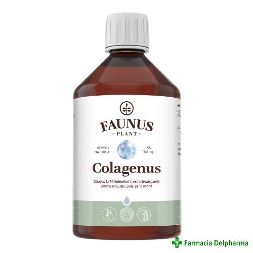 Colagenus colagen lichid hidrolizat x 500 ml, Faunus Plant