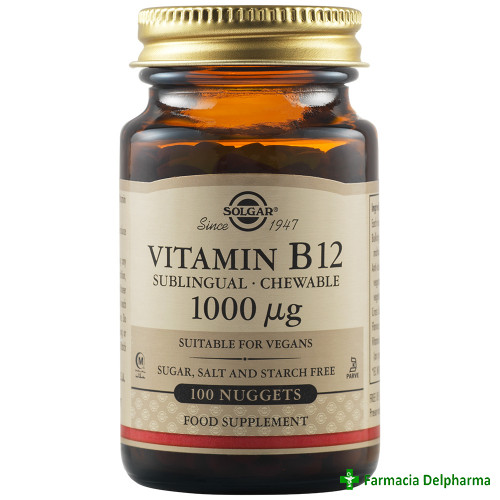 Vitamina B12 1000 mcg x 100 compr., Solgar