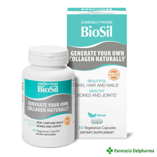 BioSil generator avansat de colagen x 30 caps., Bio Minerals