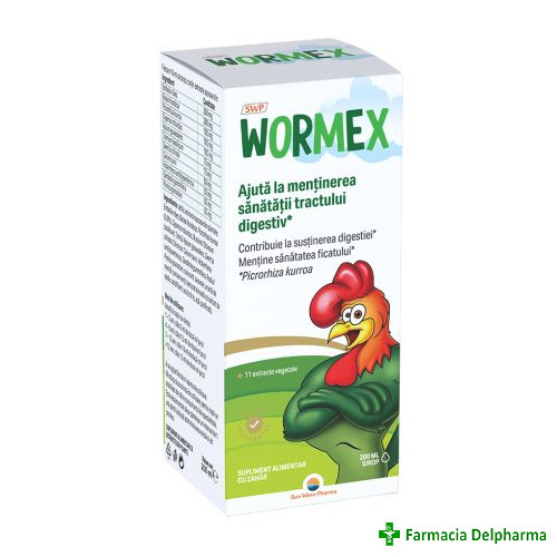 Wormex sirop x 200 ml, Sun Wave
