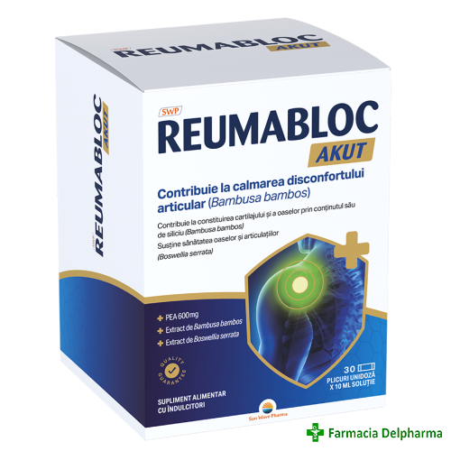 Reumabloc Akut x 30 plicuri, Sun Wave