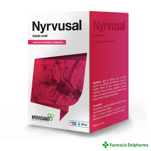 Nyrvusal solutie orala x 50 ml, Nyrvusano