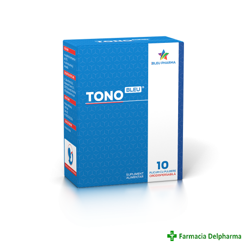 TonoBleu x 10 plicuri orodisp., Bleu Pharma