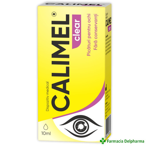 Calimel Clear picaturi pentru ochi x 10 ml, Zdrovit