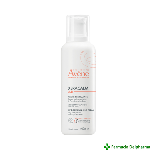 XeraCalm AD crema relipidanta Avene x 400 ml, Pierre Fabre