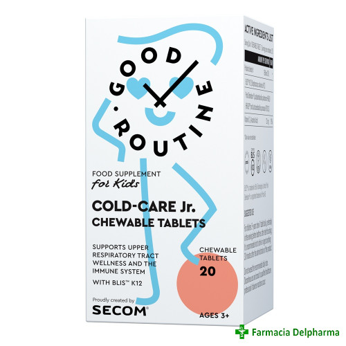 Cold-Care Jr. Good Routine x 20 compr. mast., Secom