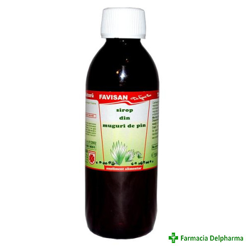 Sirop din Muguri de Pin x 250 ml, Favisan