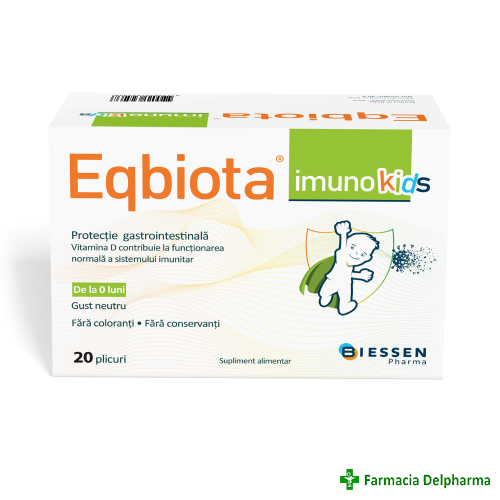 Eqbiota Imuno Kids x 20 plicuri, Biessen Pharma