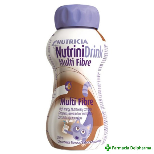 NutriniDrink Multi Fibre ciocolata x 200 ml, Nutricia