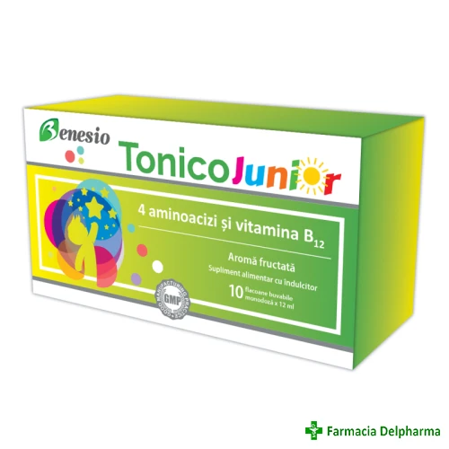 Tonico Junior 10 flacoane x 12 ml, Benesio