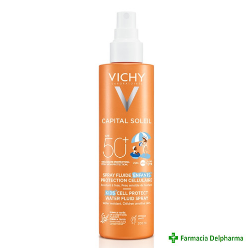 Spray fluid SPF50+ Capital soleil Kids Cell Protect x 200 ml, Vichy