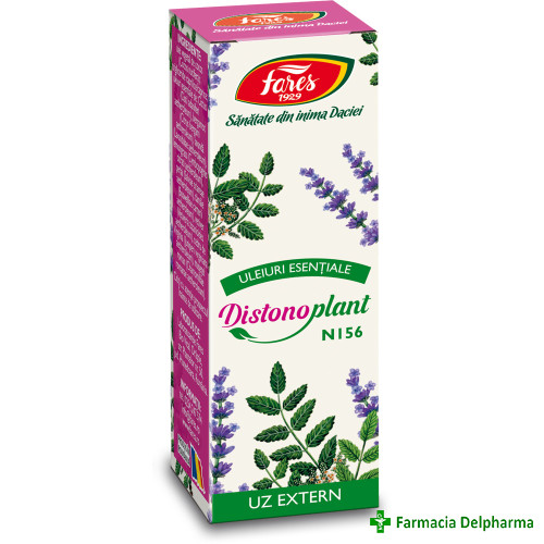 Distonoplant roll-on cu uleiuri esentiale N156 x 5 ml, Fares