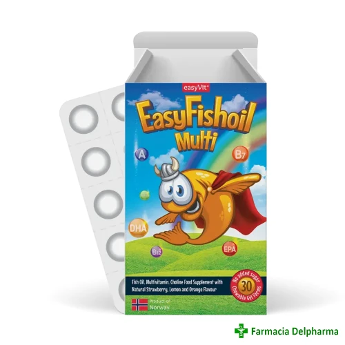 Easy Fishoil Multi x 30 compr. mast., Ropharma