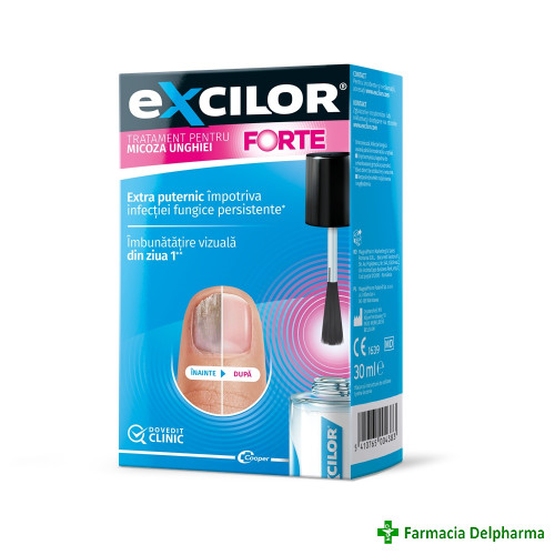 Excilor Forte solutie unghii x 30 ml, Magna Pharm