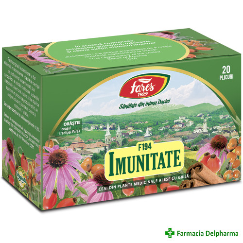 Ceai Imunitate dz F194 x 20 plicuri, Fares