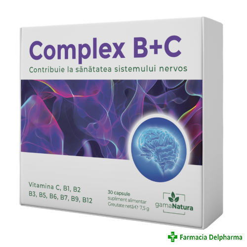 Complex B + C x 30 caps., Gama Natura