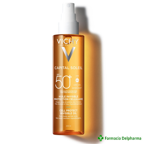 Spray ulei invizibil SPF50+ Capital Soleil Cell Protect x 200 ml, Vichy