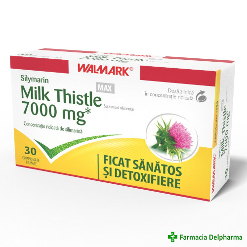 Silymarin Milk Thistle Max 7000 mg x 30 compr., Walmark
