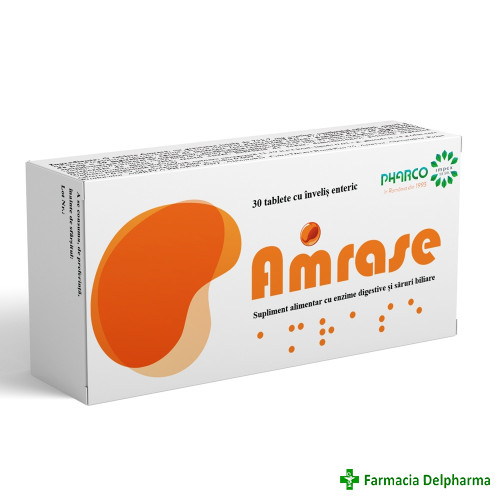 Amrase x 30 compr., Pharco