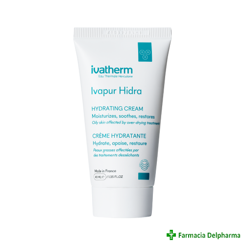 Crema hidratanta piele sensibila Ivapur Hidra x 40 ml, Ivatherm