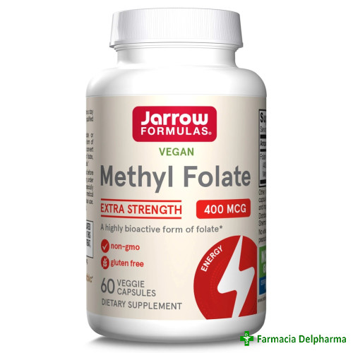 Methyl Folate 400 mcg Jarrow Formulas x 60 caps., Secom
