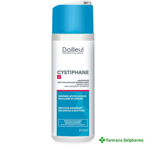 Cystiphane S sampon normalizant anti-matreata x 200 ml, Bailleul
