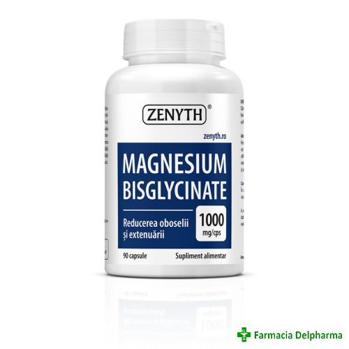 Magnesium Bisglycinate 1000 mg x 90 caps., Zenyth